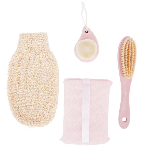 LUXE & WILLOW Biodegradable 4 Piece Bath Basics Set - Picture 2 of 2